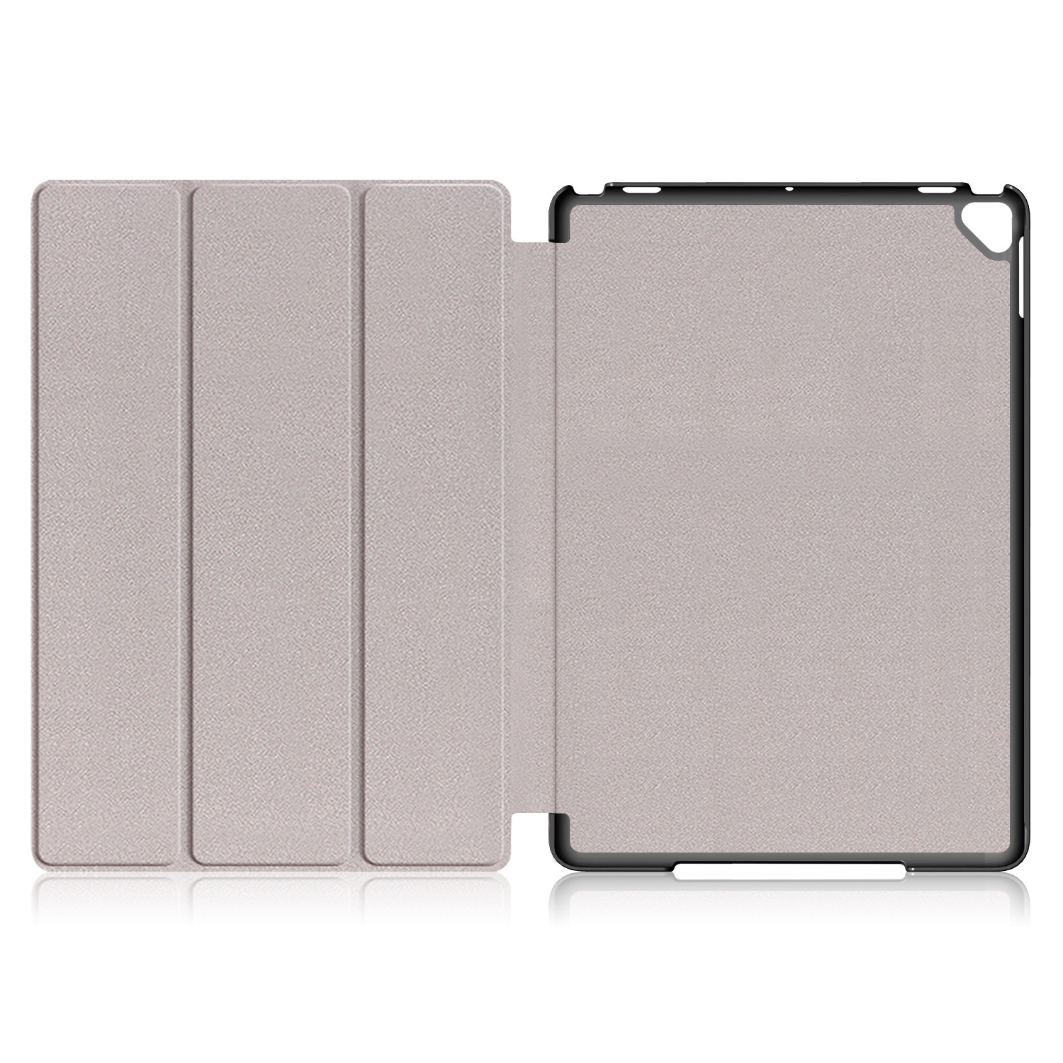 10.2" Tri-Fold Stand Case Leather Shell Drop-Proof Protective Cover for 2019 Apple iPad 7 (Model A2197, A2200, A2198) - Image 4