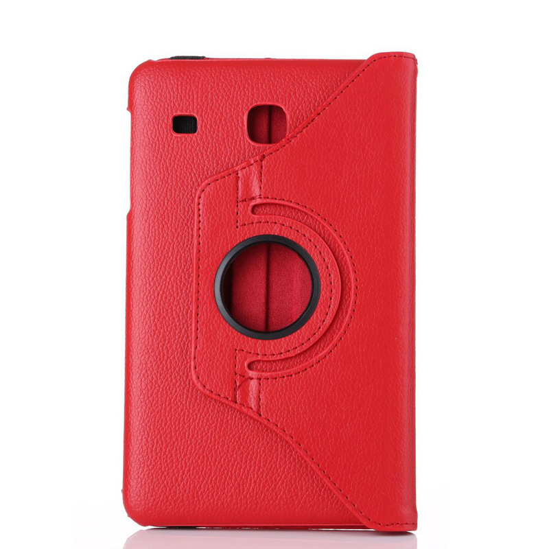 360° Rotating Pebbled Leather Case Folio Shell Protective Cover for Samsung Galaxy Tab E 8'' (T377/ T375)