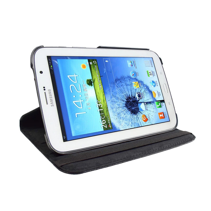 8" Rotating Folio Case Leather Shell Protective Cover for Samsung Galaxy Note 8.0 N5100/ N5110/ N5112 (2013 released) - Image 7