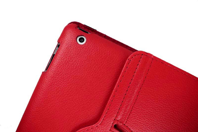 9.7" Rotating Folio Case Leather Shell Protective Cover for Apple iPad 3 (Model A1416 A1430 A1403) - Image 5