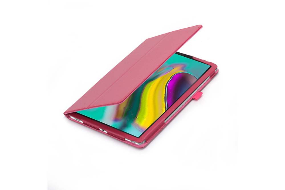 10.1" Two-Fold Folio Stand Case Litchi pattern Shell Drop-Proof Protective Cover for 2019 Samsung Galaxy Tab A 10.1 (SM-T510/ T515) - Image 8