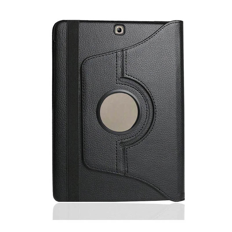 9.7" Rotating Folio Case Leather Shell Protective Cover for Samsung Galaxy Tab S2 9.7 (SM-T810/ T815) - Image 4
