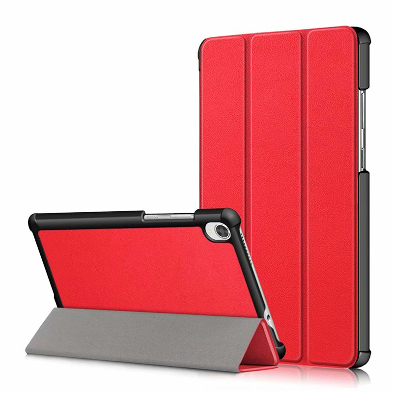 8" Leather Protective Cover Soft PU Shell Magnetic Full-wrap case for Lenovo Tab M8 (TB-8705FN/ TB-8505FX)