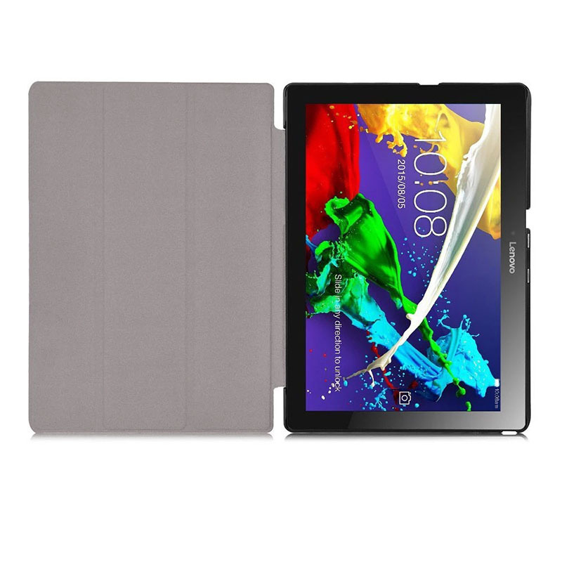 10.1" Premium Smart Case Slim Shockproof Leather Cover for Lenovo Tab 2 (A10-70/ A10-30) - Image 5