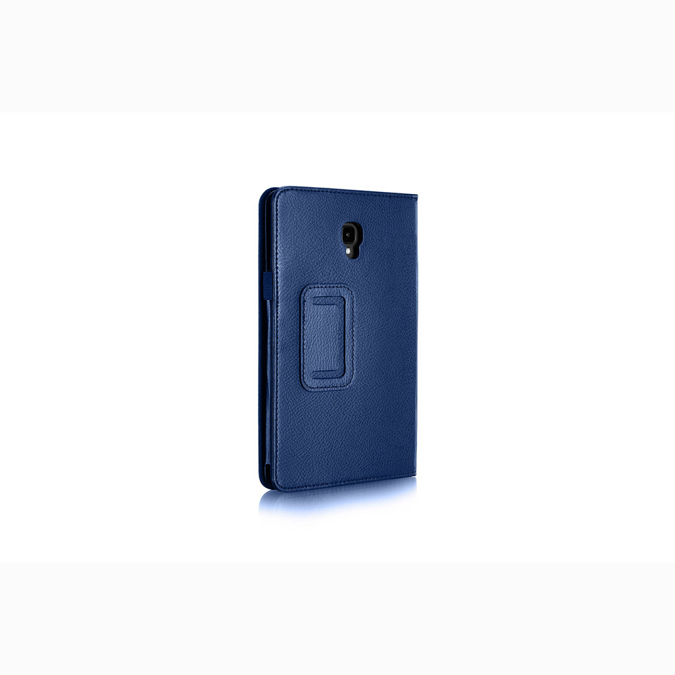 8" Two-Fold Folio Stand Case Litchi pattern Shell Drop-Proof Protective Cover for 2018 Samsung Galaxy Tab A (T380/ T385) - Image 5