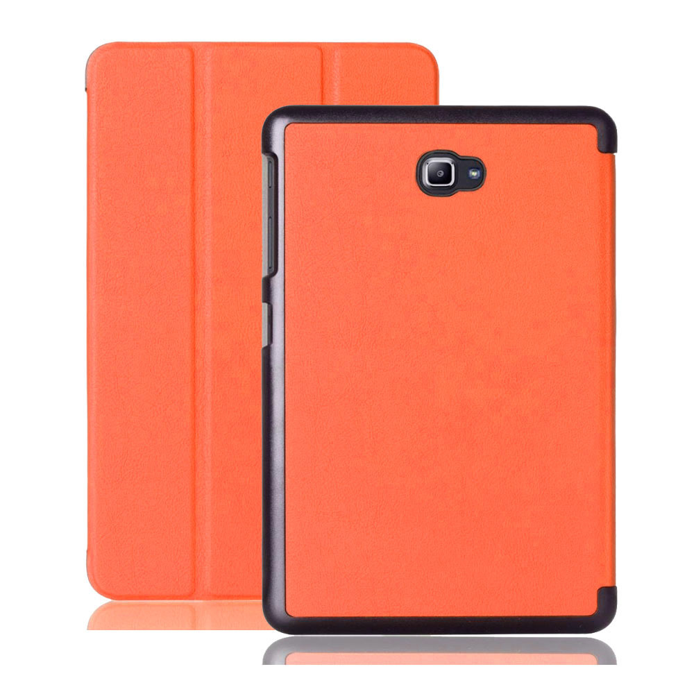 10.1" Tri-Fold Cover Soft leather Shell Folio case for Samsung Galaxy Tab A6 (Model SM-T580/ T585/ T587) - Image 5