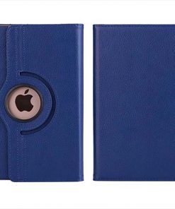 9.7" Rotating Folio Case Leather Shell Protective Cover for Apple iPad 5 (Model A1822 A1823)