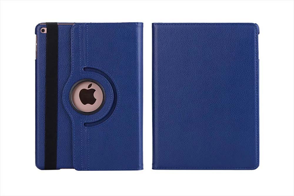 9.7" Rotating Folio Case Leather Shell Protective Cover for Apple iPad 6 (Model A1893 A1954) - Image 16