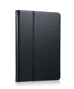 9.7" Two-Fold Stand Case Grained Leather Shell Drop-Proof Protective Cover for Apple iPad Air 1 (Model A1474 A1475 A1476)
