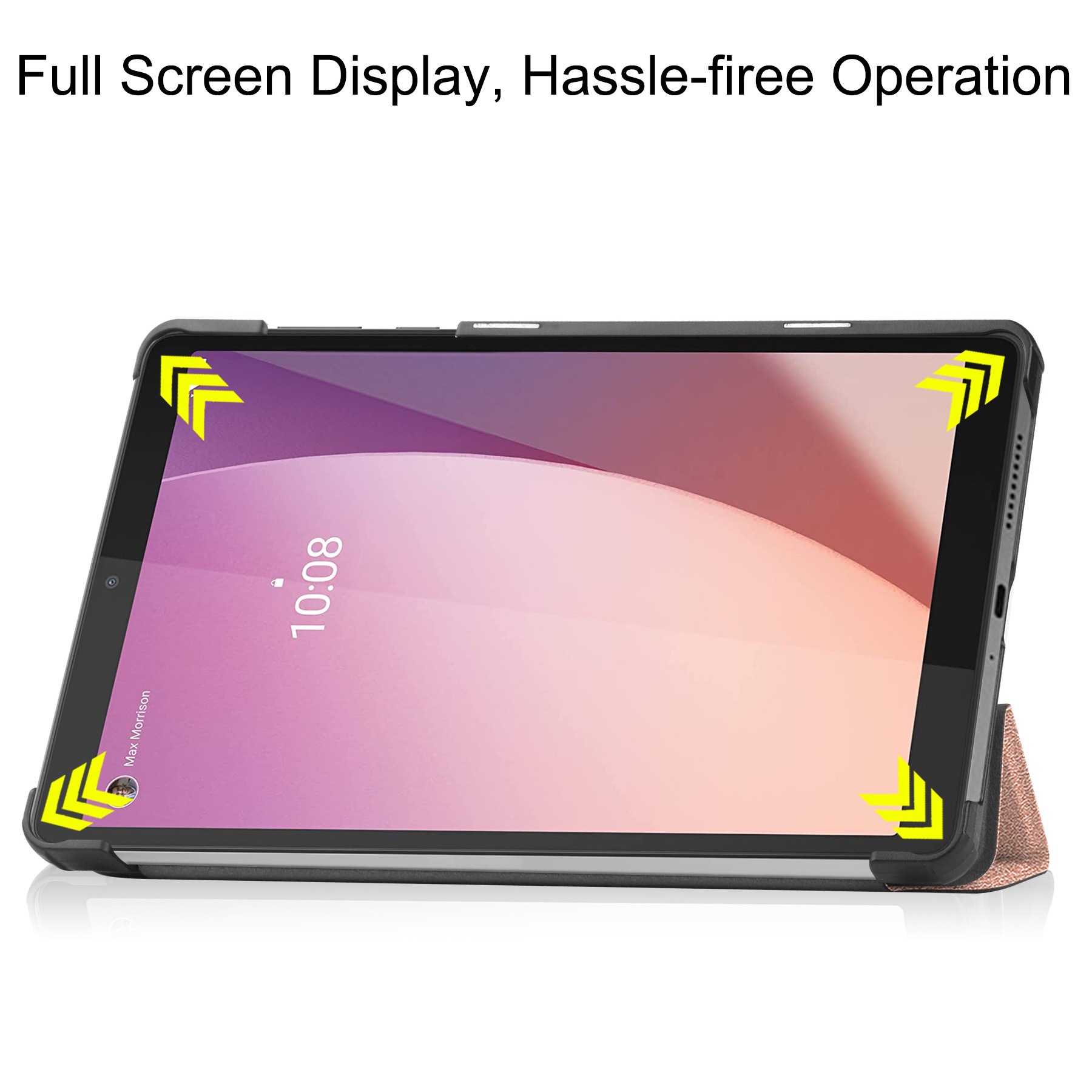 8" Premium Smart Case Slim Shockproof Leather Cover for Lenovo Tab M8 4th Gen - Image 2