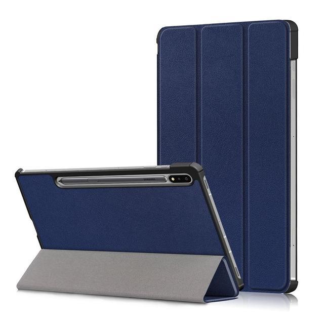 11" Tri-Fold Case Magnetic Protective Cover Folio Shell for 2020 Samsung Galaxy Tab S7 (SM-T870/ T875/ T878) - Image 11