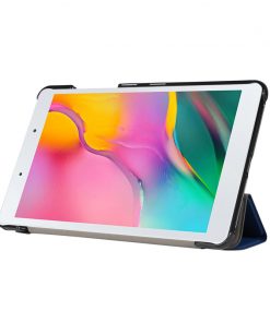 Alternative view of 8" Tri-Fold Cover leather Shell Folio case for 2019 Samsung Galaxy Tab A (T290 / T295)