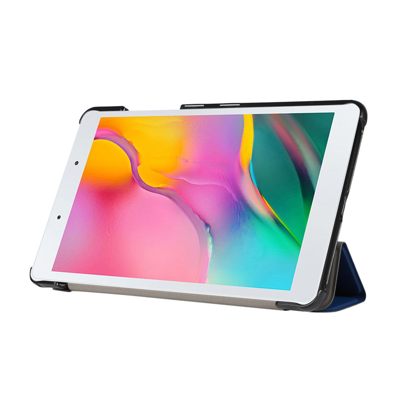 8" Tri-Fold Cover leather Shell Folio case for 2019 Samsung Galaxy Tab A (T290 / T295) - Image 2