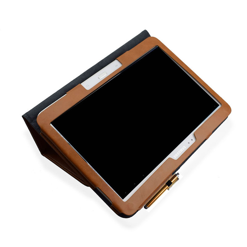 10.1" Foldable Stand Case Leather Shell Drop-Proof Protective Cover for Samsung Galaxy Tab 3 (Model GT-P5200/ P5210) - Image 3