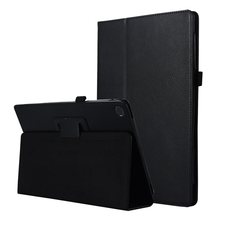 10.1" Two-Fold Folio Stand Case Back Clip Shell Protective Cover for Lenovo Tab M10 HD (2nd Gen)-TB-X306F/ X - Image 10