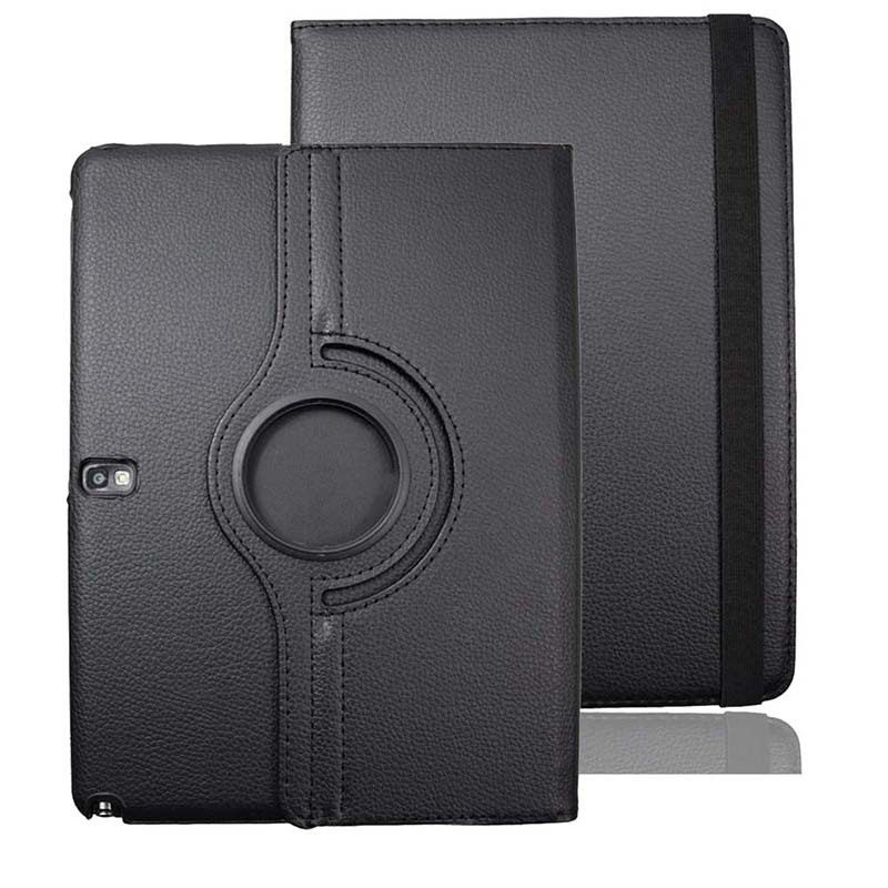 10.1" Rotating Folio Case Leather Shell Protective Cover for Samsung Galaxy Note 10.1 SM-P600/ P601 (2014 edition) - Image 7