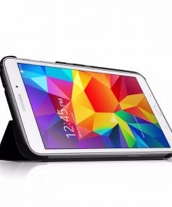 Alternative view of 8" Tri-Fold Cover Full-Edge Coverage Shell Folio case for Samsung Galaxy Tab 4 (Model SM-T330/ T331C)