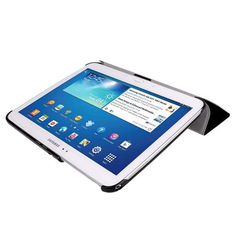 10.1" Tri-Fold Cover Soft leather Shell Folio case for Samsung Galaxy Tab 3 GT-P5200/ P5210 - Image 2