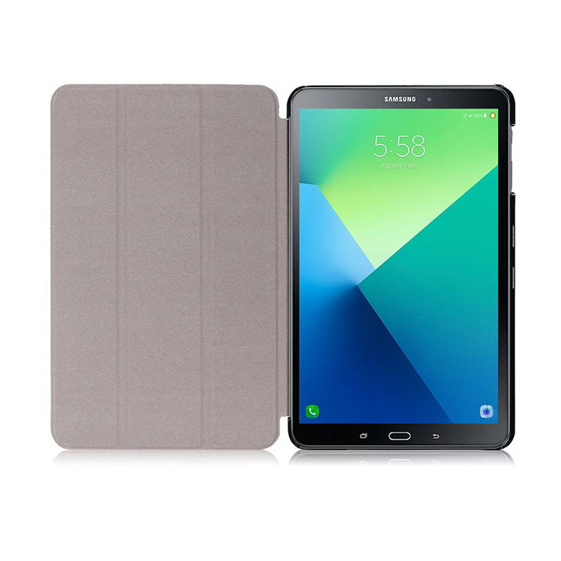 10.1" Tri-Fold Cover leather Shell Folio case for Samsung Galaxy Tab A 10.1 with S Pen ( Model SM-P580/ P585) - Image 4