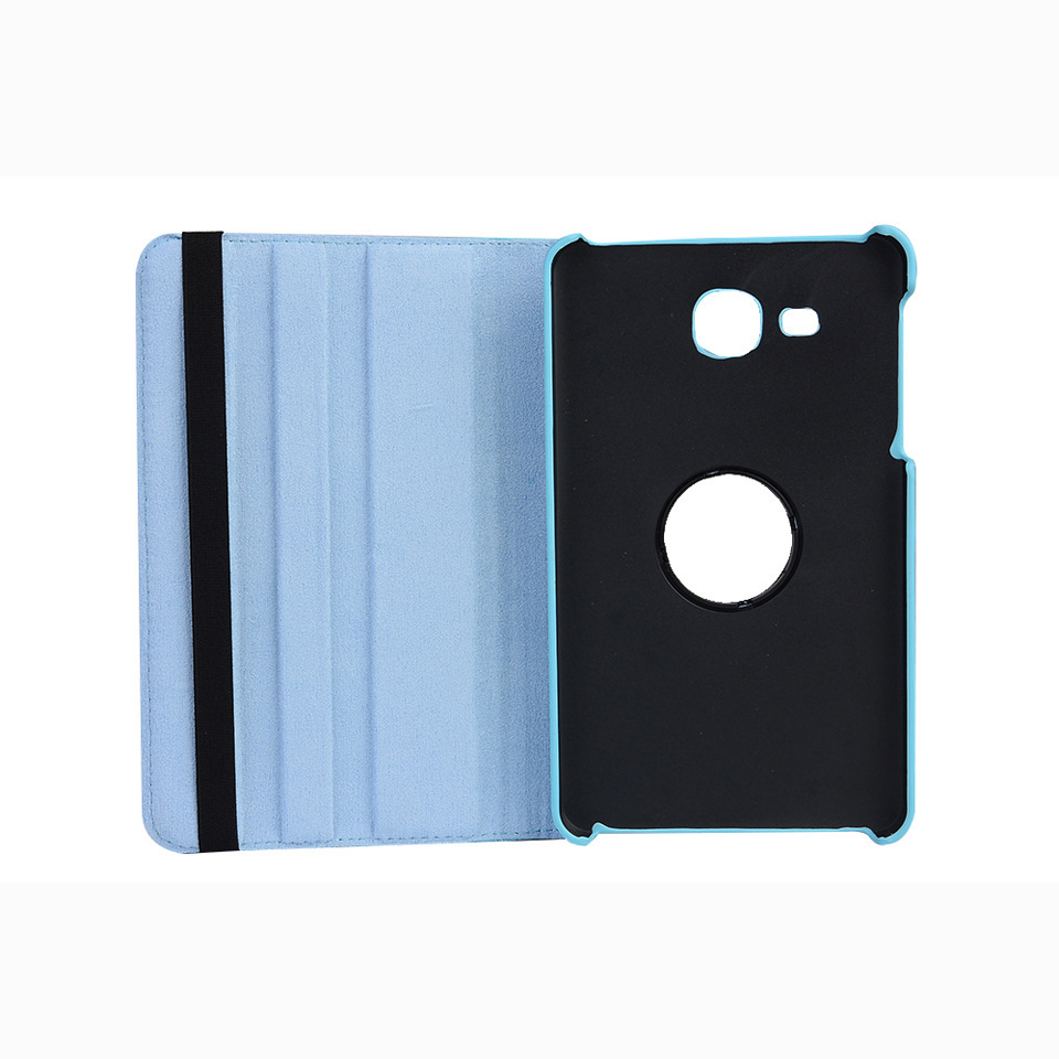 7" Rotating Folio Case Leather Shell Protective Cover for Samsung Galaxy Tab A6 7.0 (T280/T285) - Image 4