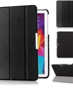 10.1" Tri-Fold Cover Soft leather Shell Folio case for Samsung Galaxy Tab 4 SM-T530/ T531/ T535