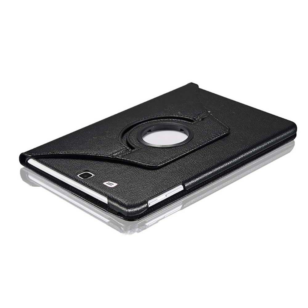 360° Rotating Pebbled Leather Case Folio Shell Protective Cover for Samsung Galaxy Tab E 9.6'' (SM-T565/ T567) - Image 7