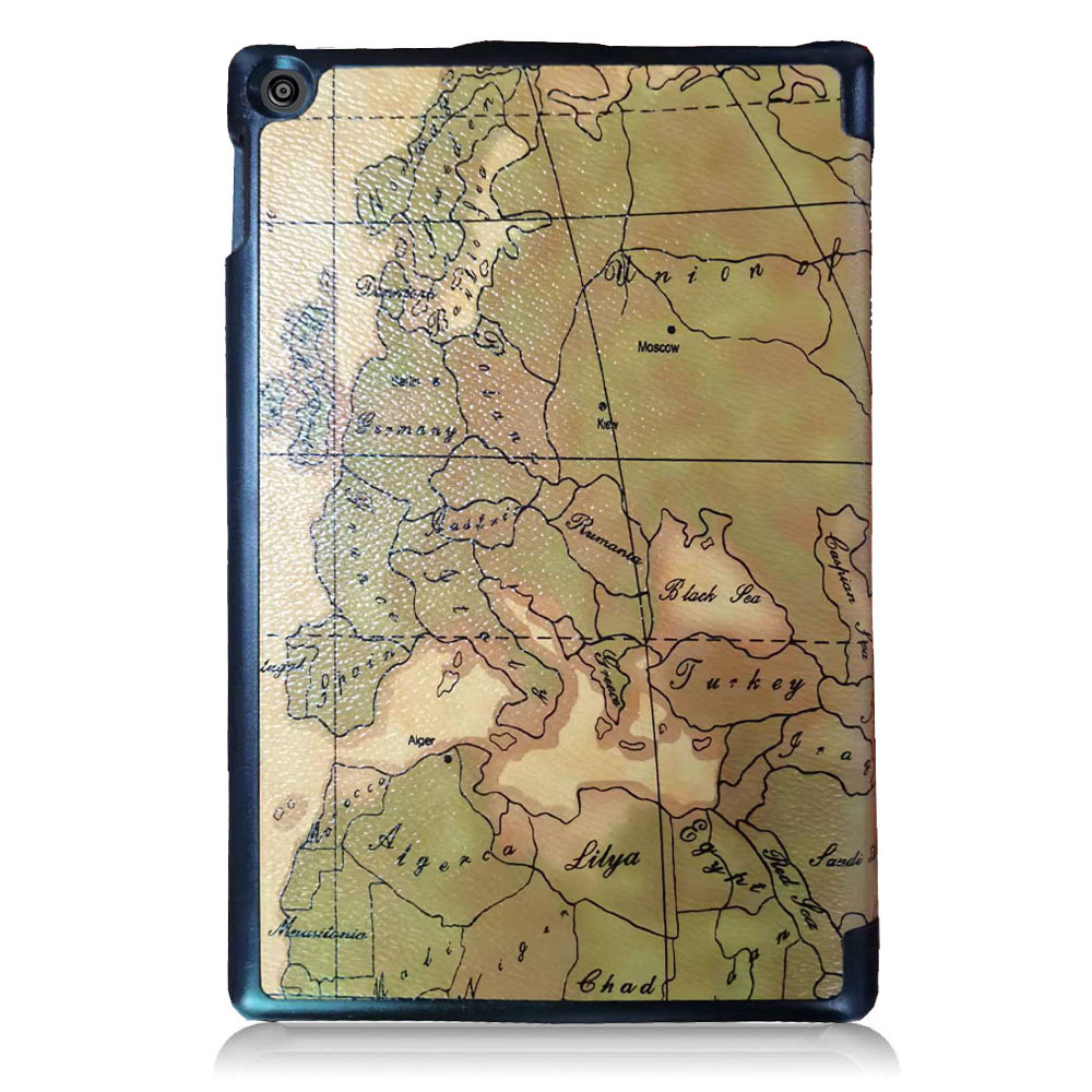 8" Flip Shell Leather Case Drop-Proof Protective Cover for Amazon Kindle Fire HD 8 5th Gen 2015 - Image 6