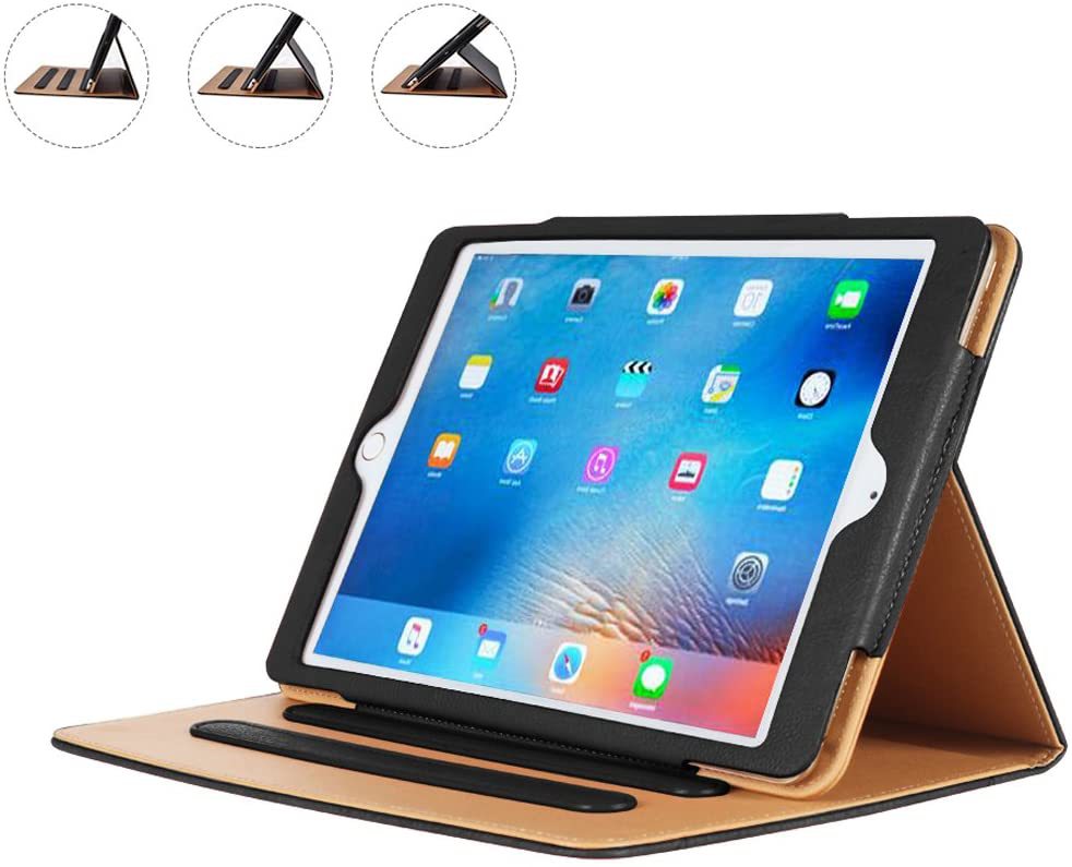 9.7" Textured leather Case Front Cover Folio Stand Shell for Apple iPad 6 (Model A1893 A1954) - Image 2