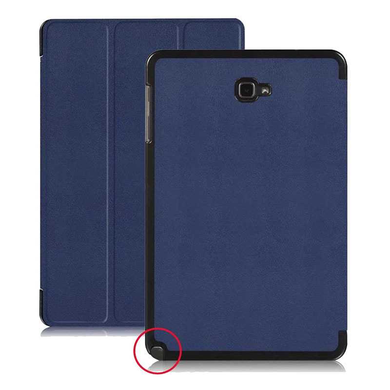 10.1" Tri-Fold Cover leather Shell Folio case for Samsung Galaxy Tab A 10.1 with S Pen ( Model SM-P580/ P585) - Image 9