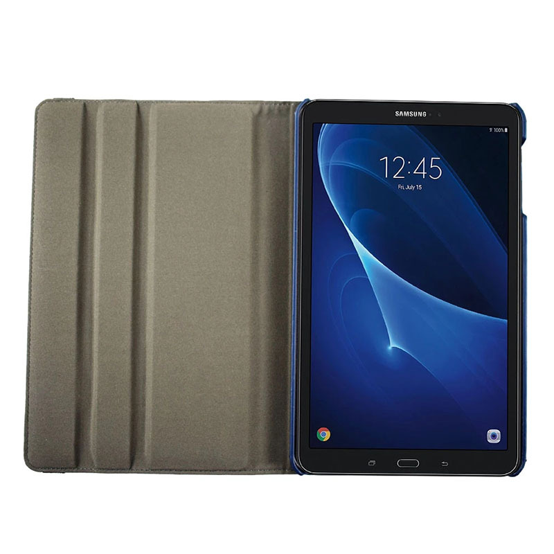 10.1" Rotating Folio Case Leather Shell Protective Cover for Samsung Galaxy Tab A (Model SM-T580/ T585) - Image 5