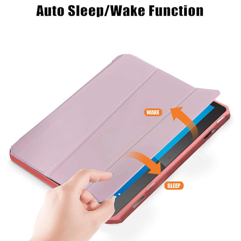 10.1" Leather Protective Cover Soft TPU Shell Magnetic Full-wrap case for Lenovo Tab M10 (3rd Gen.2022)-TB328FU/ TB328XU - Image 4