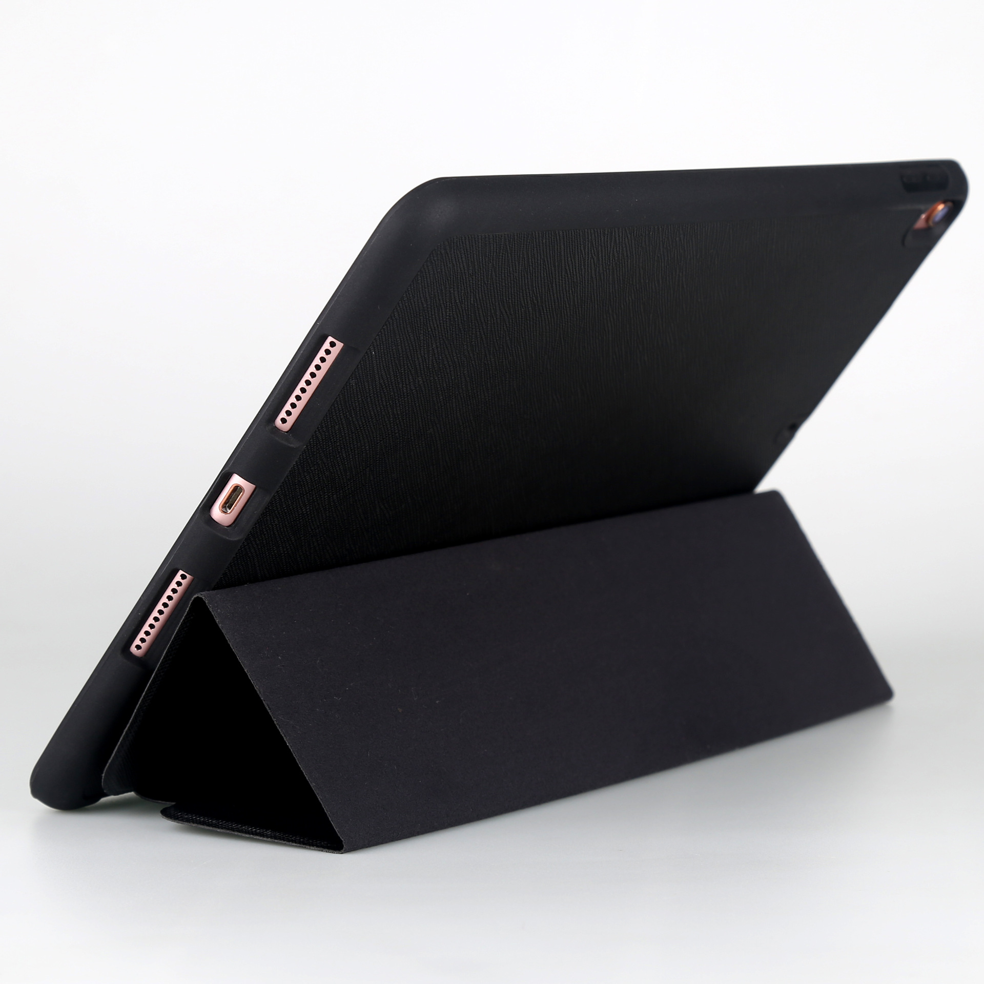 10.2" Tri-Fold Cover Soft TPU leather Shell folio case with pen holder for Apple iPad 9 (2021 released) - Image 4