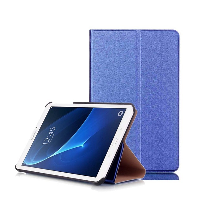 7" Foldable Stand Case Leather Shell Drop-Proof Protective Cover for Samsung Galaxy Tab A6 (Model T280/ T285C) - Image 9