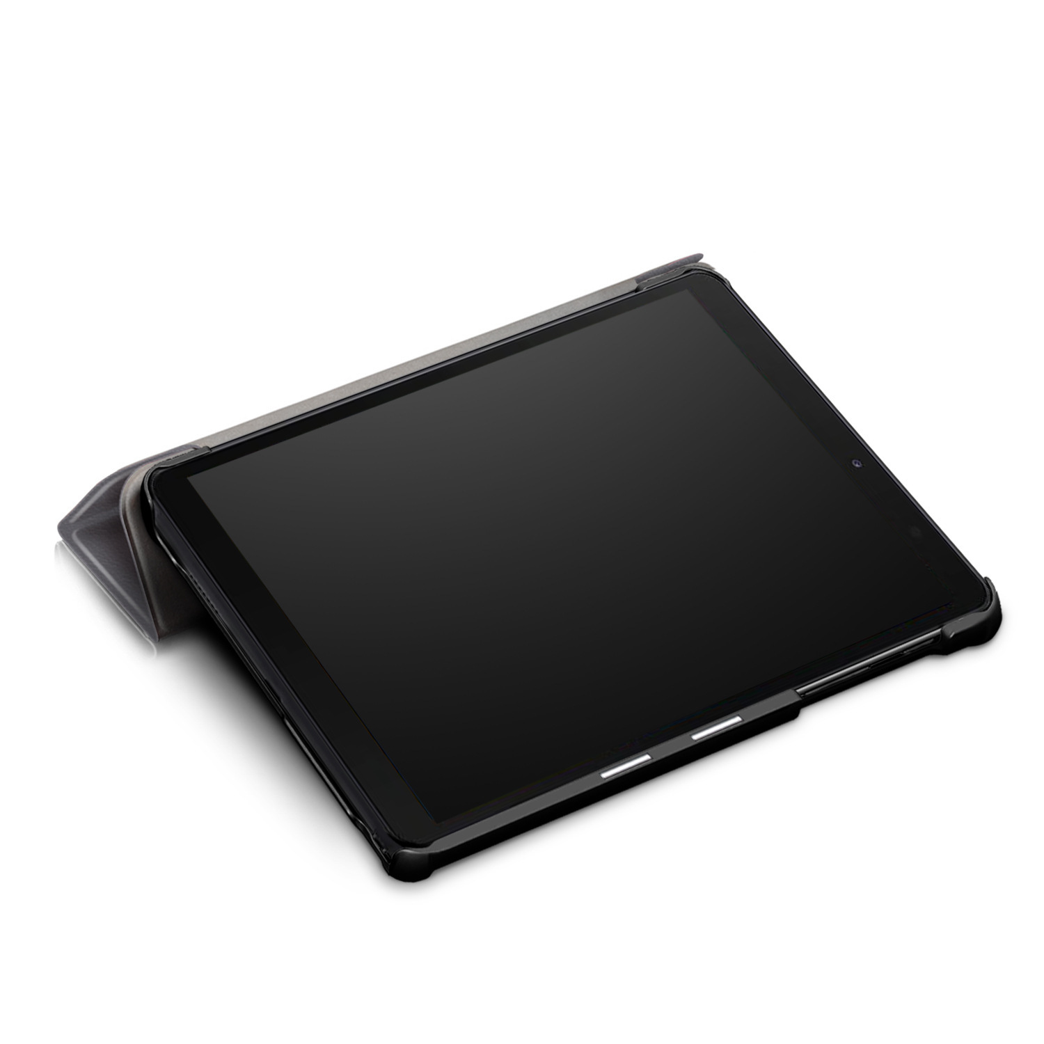 8" Tri-Fold Cover leather Shell Folio case for 2019 Samsung Galaxy Tab A 8.0 with S pen (SM-P200/ P205) - Image 6