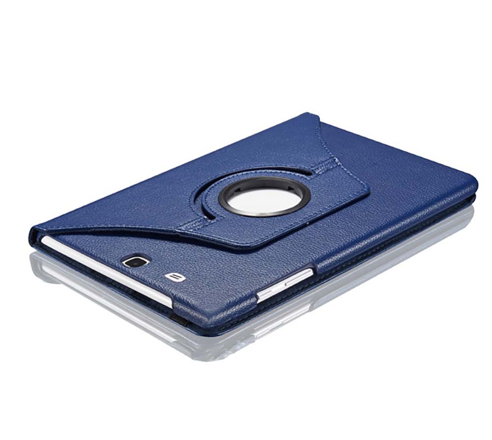 360° Rotating Pebbled Leather Case Folio Shell Protective Cover for Samsung Galaxy Tab E 9.6'' (SM-T565/ T567) - Image 9
