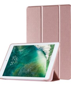 9.7" Premium Soft Silicone Cover Leather Case Protective Shell for Apple iPad 5 (Model A1822 A1823)
