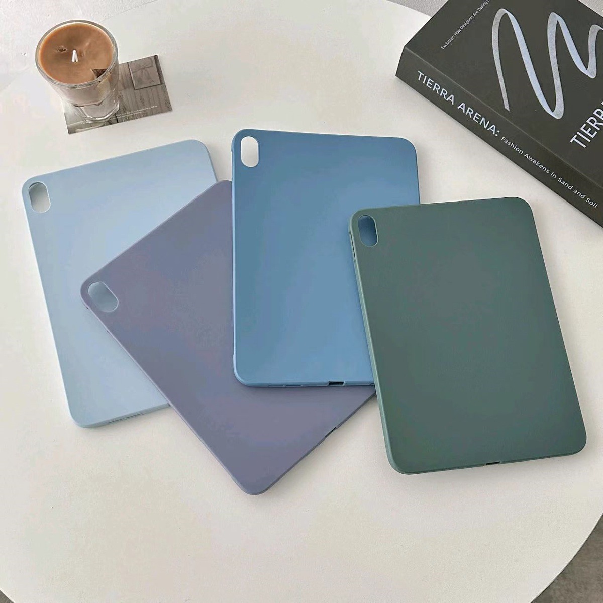 9.7" Soft TPU Leather Case Protective Cover Slim Shell for 2017 Apple iPad 5 (Model A1822 A1823)