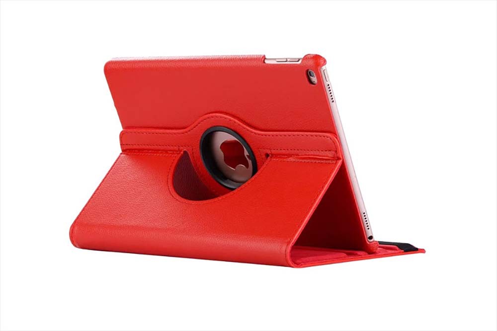 9.7" Rotating Folio Case Leather Shell Protective Cover for Apple iPad 6 (Model A1893 A1954) - Image 11