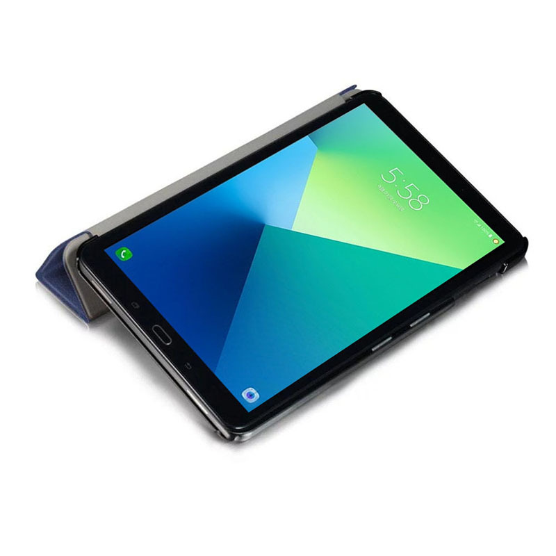 10.1" Tri-Fold Cover leather Shell Folio case for Samsung Galaxy Tab A 10.1 with S Pen ( Model SM-P580/ P585) - Image 5
