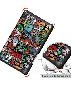 Alternative view of 8.4" Tri-Fold Cover Soft leather Shell Folio case for Huawei M5 (SHT-AL09/ W09)