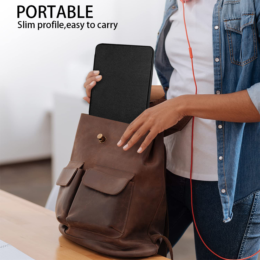 6.8" E‑reader Case Shockproof Shell Leather Cover for Kindle Paperwhite 11th 2021 (Model M2L3EK) - Image 5