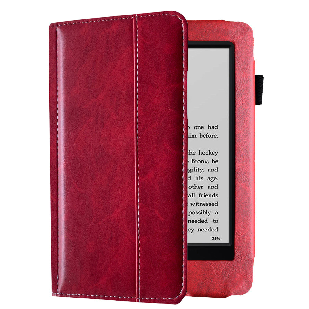6" Leather Case Drop-Proof Protective Cover Flip Shell for Kindle 7th Generation-Model WP63GW - Image 8