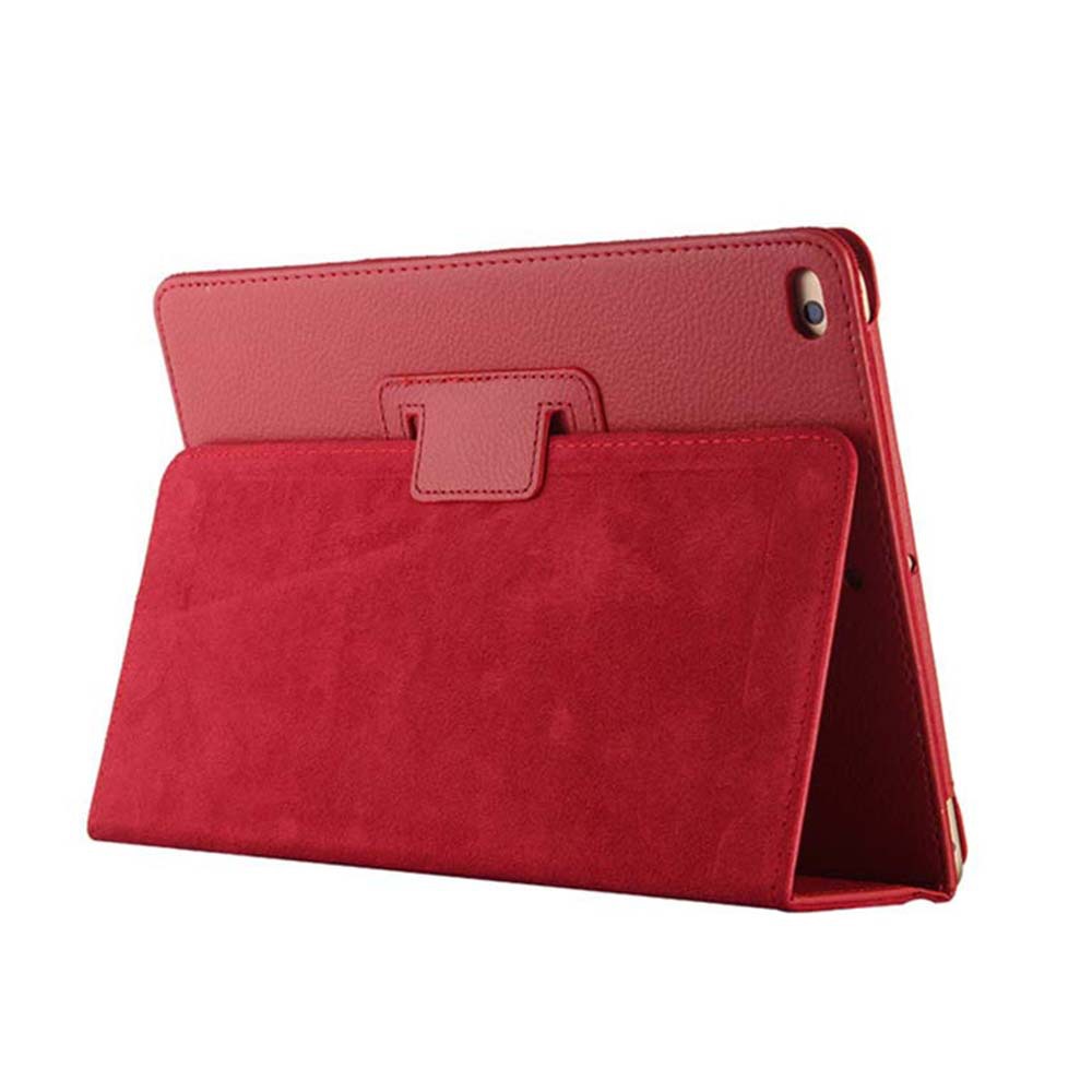 9.7" Two-Fold Stand Case Grained Leather Shell Drop-Proof Protective Cover for Apple iPad 5 (Model A1822 A1823) - Image 8