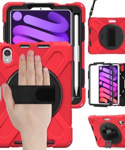 8.7" Drop-proof Stand Case Tablet Protective Cover Hand Strap Shell for 2020 Samsung Galaxy Tab A7 T500/T505