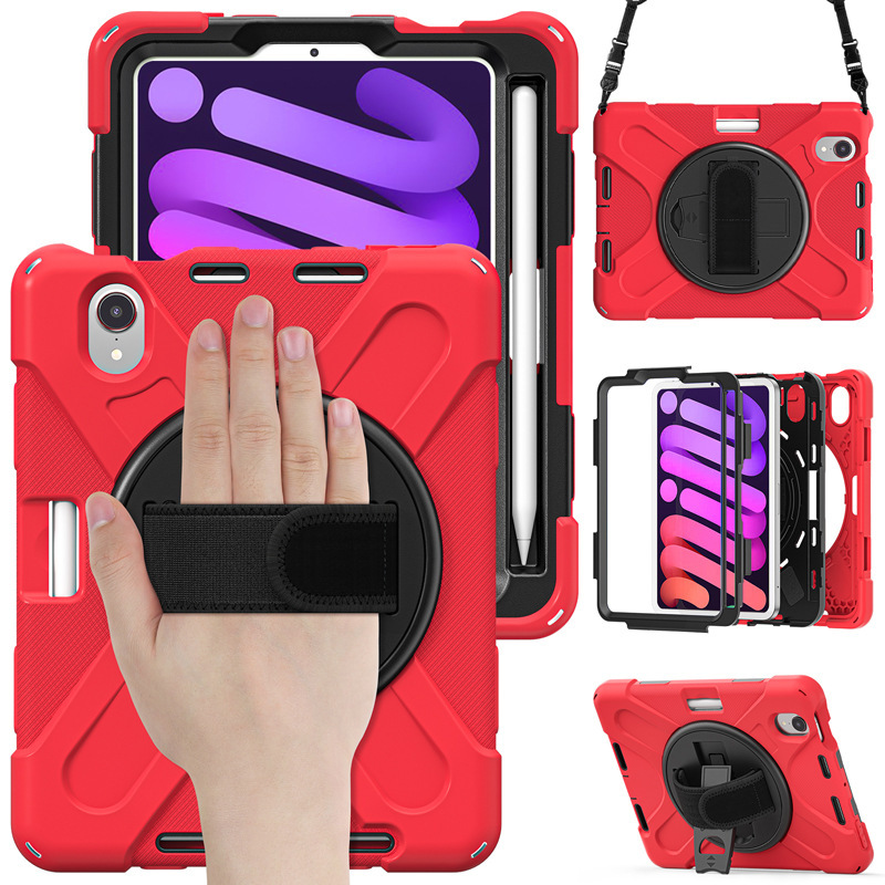 8.7" Drop-proof Stand Case Tablet Protective Cover Hand Strap Shell for Samsung Galaxy Tab A7 Lite 8.7 (SM-T220/ T225) - Image 7