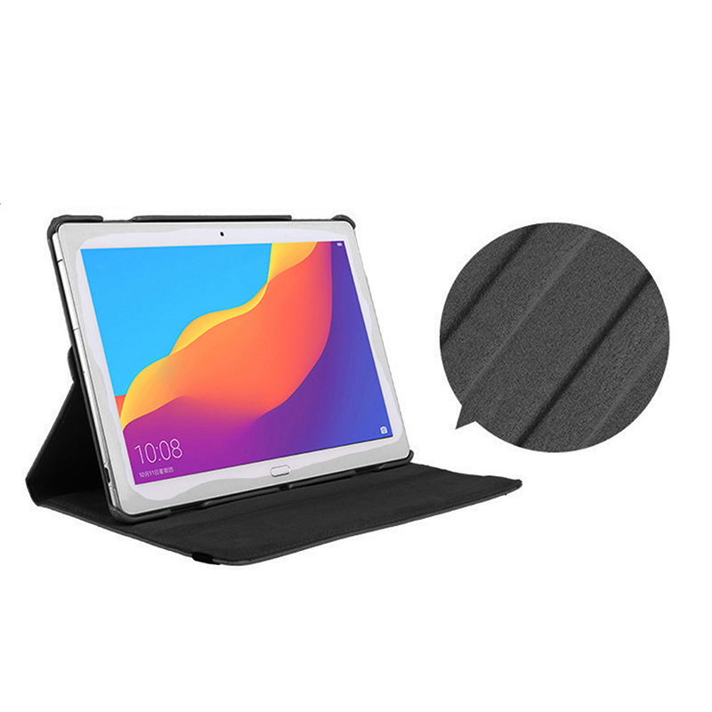 8.4" Rotating Folio Case Leather Shell Protective Cover for 2019 Huawei MediaPad M6 - Image 4