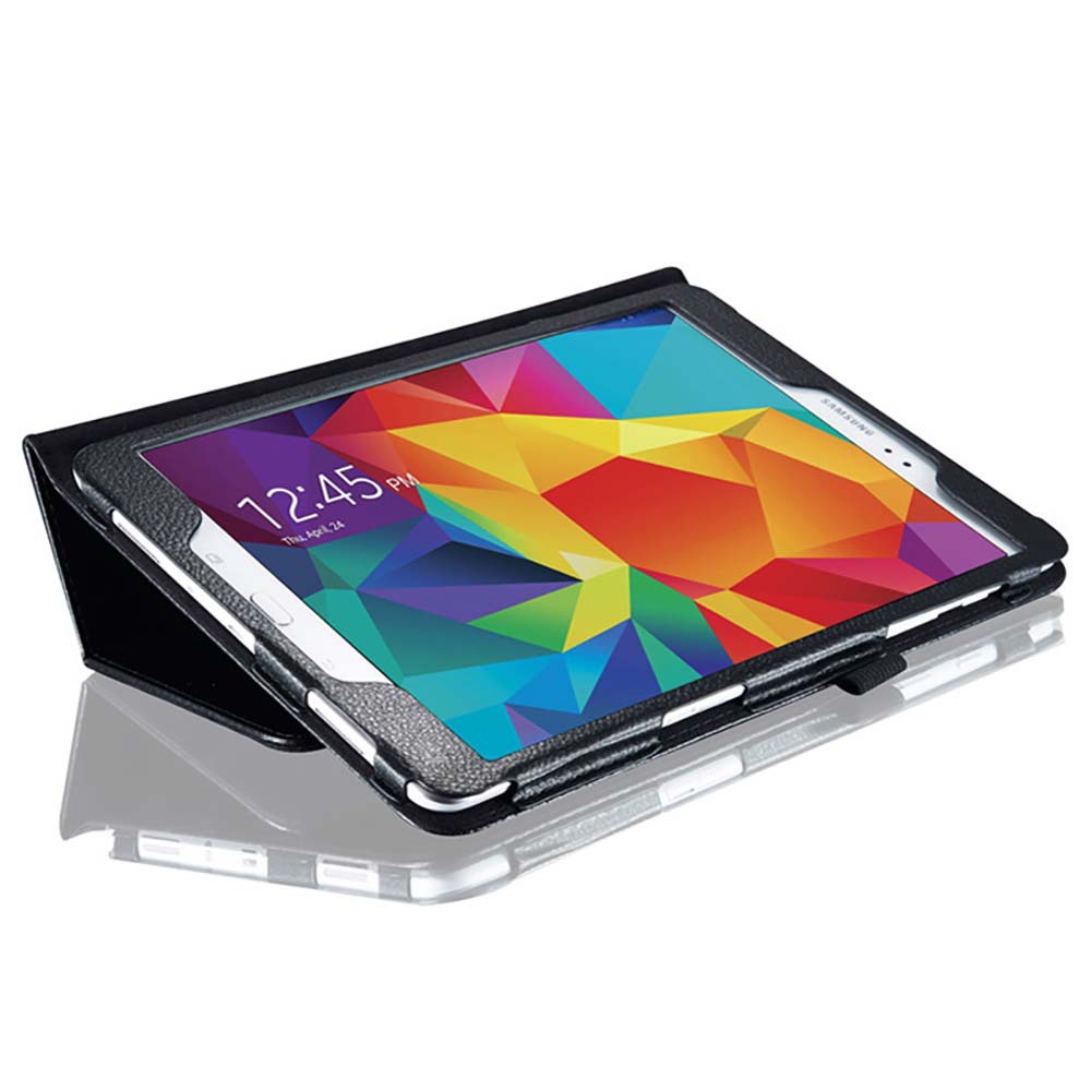 9.7" Foldable Stand Case Leather Shell Drop-Proof Protective Cover for Samsung Galaxy Tab A (Model SM-T550/ T555/ P550/ P555) - Image 4