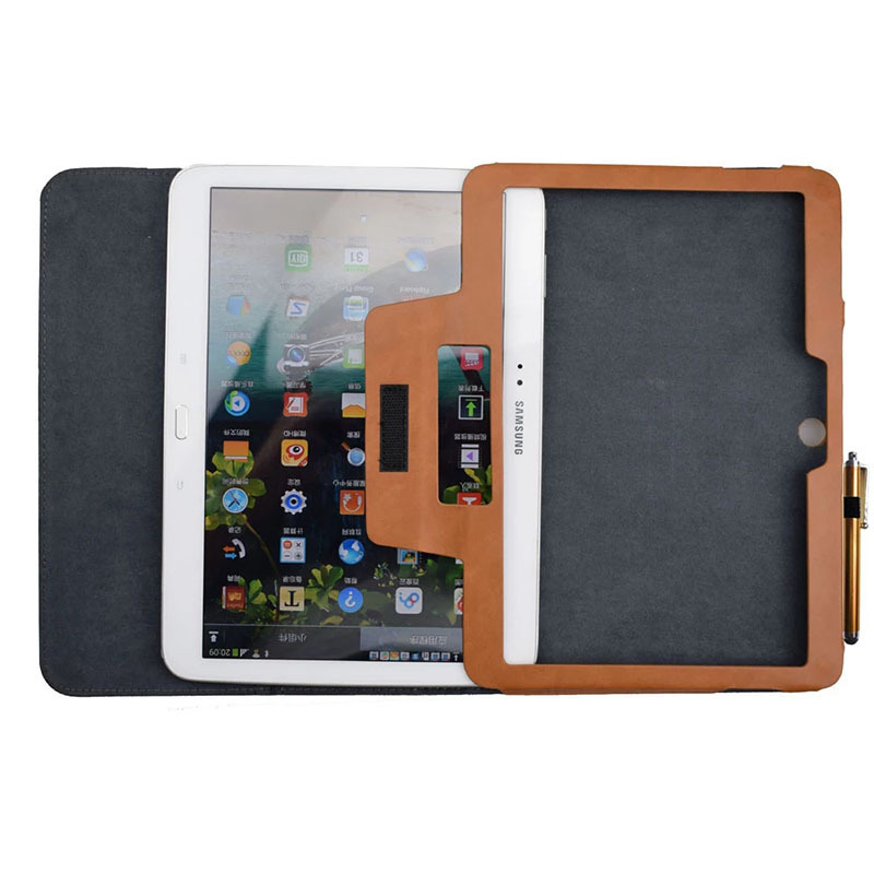 10.1" Foldable Stand Case Leather Shell Drop-Proof Protective Cover for Samsung Galaxy Tab 3 (Model GT-P5200/ P5210) - Image 8