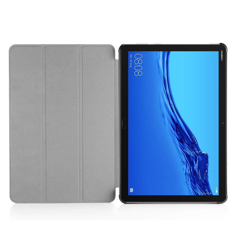 10.1" Tri-Fold Cover Soft leather Shell Folio case for Huawei MediaPad M3 Lite (BAH-W09/L09/AL00) - Image 2