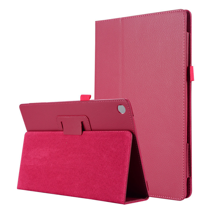 10.1" Two-Fold Folio Stand Case Back Clip Shell Protective Cover for Lenovo Tab M10 HD (2nd Gen)-TB-X306F/ X - Image 12